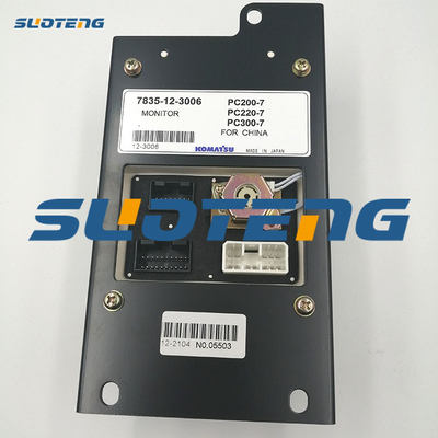 7835-12-3006 صفحه نمایش بیل مکانیکی برای PC200-7 PC300-7 بیل مکانیکی 7835123006