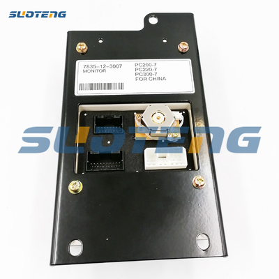 7835-12-3007 7835123007 صفحه نمایش مانیتور صفحه نمایش برای قطعات حفاری PC200-7