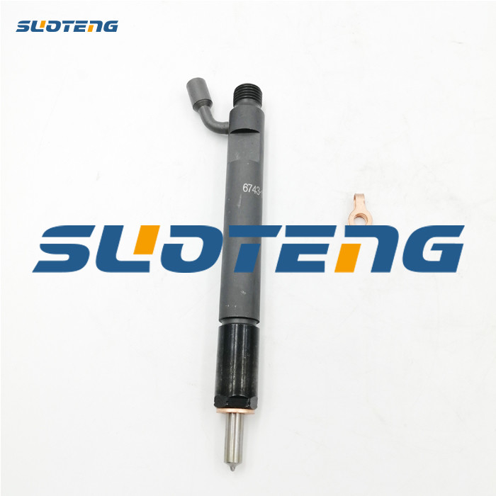 بیل مکانیکی PC300-7 PC350-7 6D114 دیزل انژکتور 6743-11-3320 6743113320