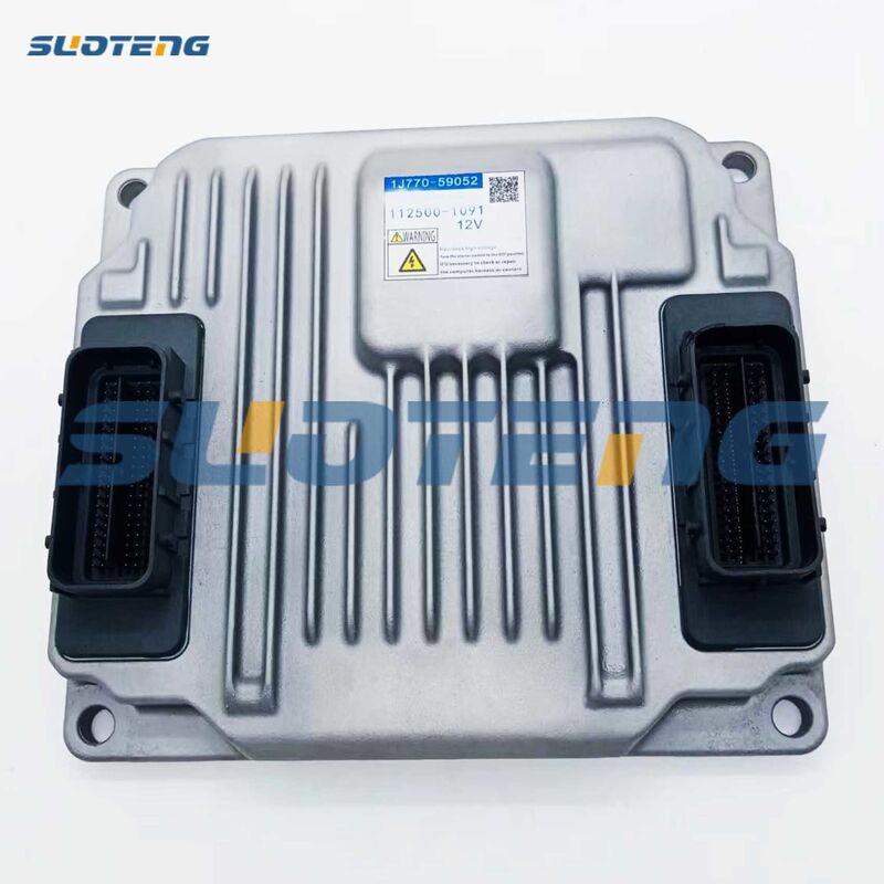 1J770-59052 1J77059052 موتور حفاری استفاده شده ECU کنترل کننده V2607 برای ماشین آلات ساختمانی کارگاه های تعمیر ماشین آلات کارخانه های تولید